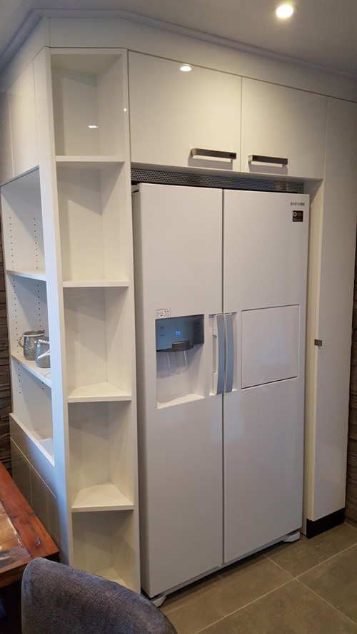Umbauter Kühlschrank